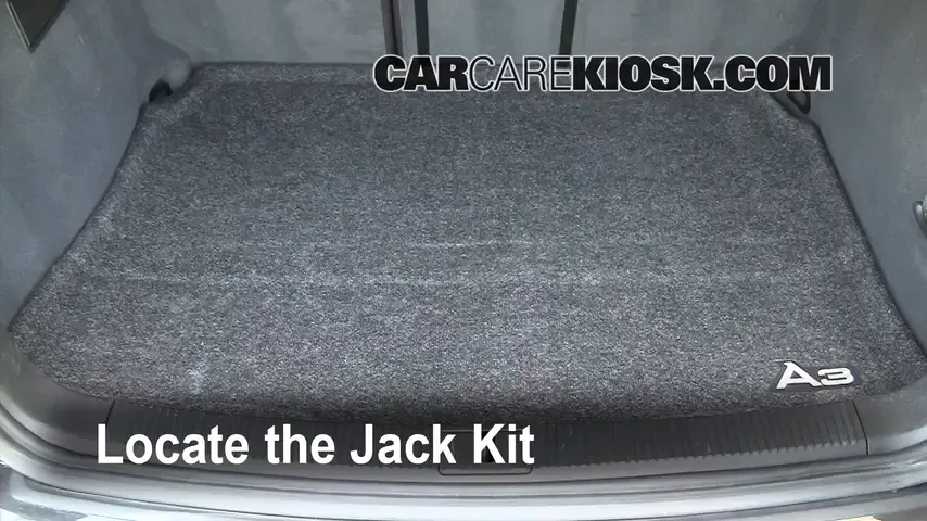 2008 Audi A3 Quattro 3.2L V6 Tires & Wheels Change a Flat Tire